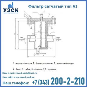Фильтр сетчатый ФС по Т-ММ-11-2003 в Ижевске