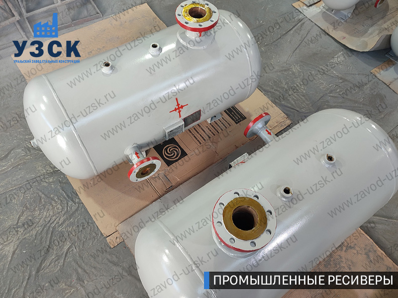 фотография промышленных ресиверовдля газа Ижевск